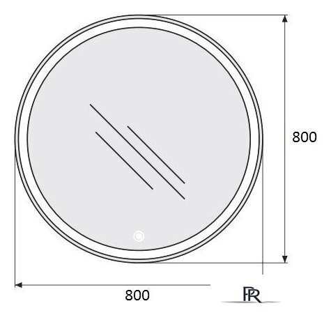  BelBagno Зеркало SPC-RNG-800-LED-TCH - Изображение №4 — Интернет-магазин ПроЗаказ