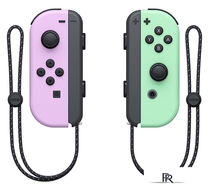 Геймпад Nintendo Joy-Con (пастельный фиолетовый/пастельный зеленый) - Изображение №1 — Интернет-магазин ПроЗаказ