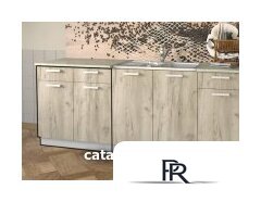 Шкаф напольный Интерлиния Компо НШ80рш2 (дуб серый) - Изображение №2 — Интернет-магазин ПроЗаказ