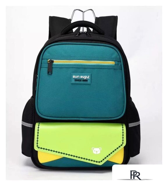 Школьный рюкзак Sun Eight SE-22001 (зеленый/черный) - Изображение №2 — Интернет-магазин ПроЗаказ