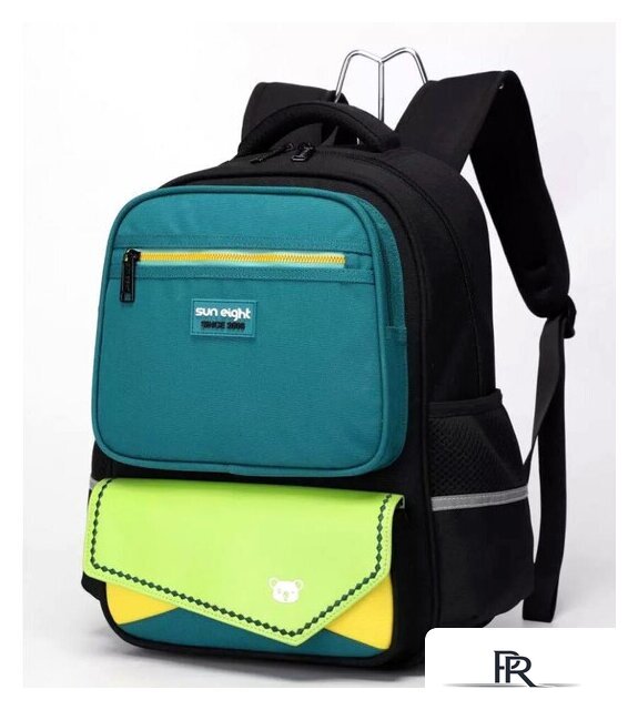 Школьный рюкзак Sun Eight SE-22001 (зеленый/черный) - Изображение №3 — Интернет-магазин ПроЗаказ
