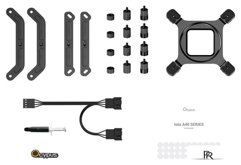 Кулер для процессора Ocypus Iota A40 BK Dual Fan Iota-A40-BK2NNWD00X-GL - Изображение №9 — Интернет-магазин ПроЗаказ