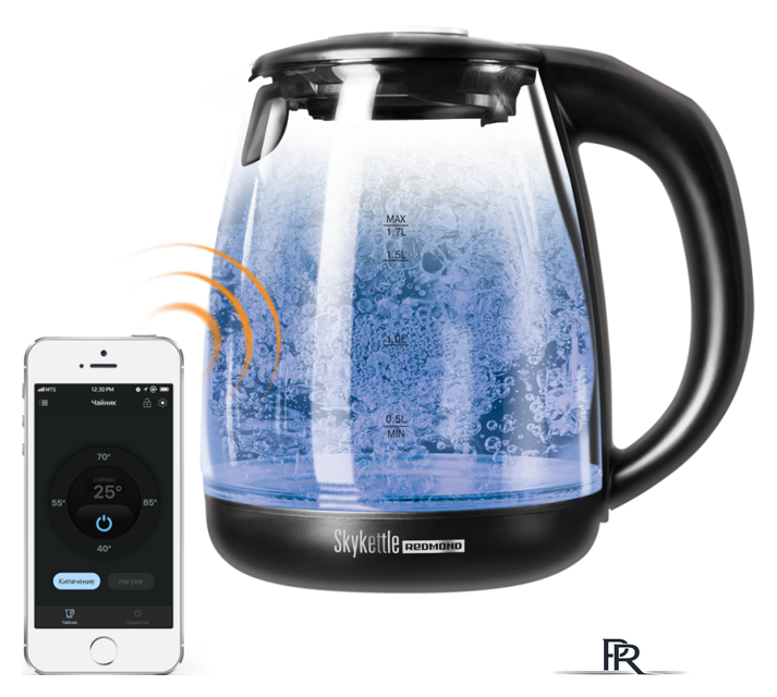 Электрический чайник Redmond (Редмонд) SkyKettle RK-G210S - Изображение №1 — Интернет-магазин ПроЗаказ