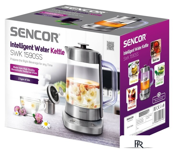 Электрический чайник Sencor SWK 1590SS - Изображение №12 — Интернет-магазин ПроЗаказ