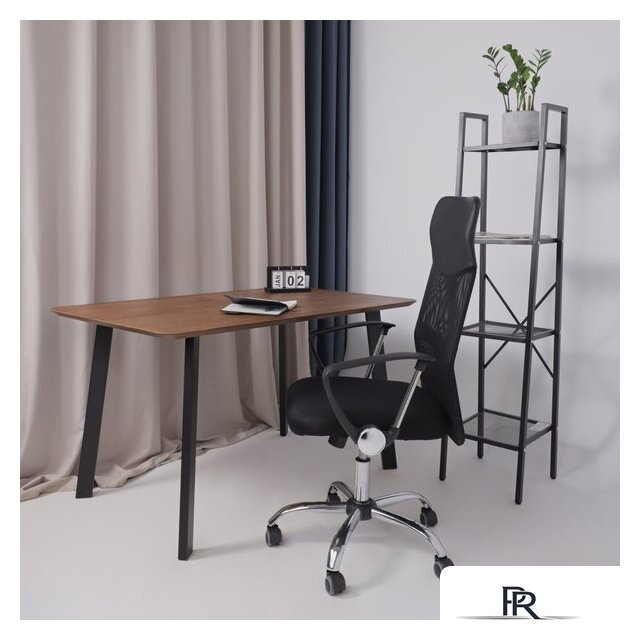 Офисное кресло AksHome Aria (ткань/сетка/экокожа, черный) - Изображение №3 — Интернет-магазин ПроЗаказ