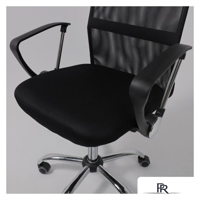 Офисное кресло AksHome Aria (ткань/сетка/экокожа, черный) - Изображение №13 — Интернет-магазин ПроЗаказ