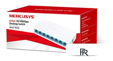 Неуправляемый коммутатор Mercusys MS108 - Изображение №2 — Интернет-магазин ПроЗаказ