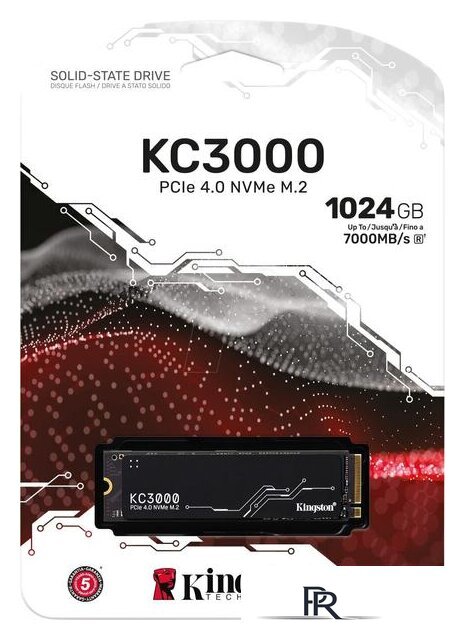 SSD Kingston KC3000 1TB SKC3000S/1024G - Изображение №5 — Интернет-магазин ПроЗаказ