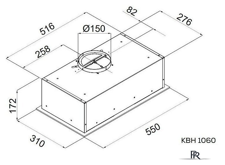 Кухонная вытяжка Kernau KBH 1060.1 W - Изображение №5 — Интернет-магазин ПроЗаказ