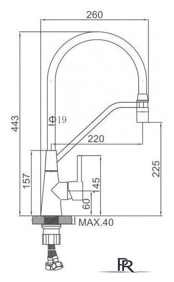 Смеситель Ledeme L4397D-12 - Изображение №2 — Интернет-магазин ПроЗаказ