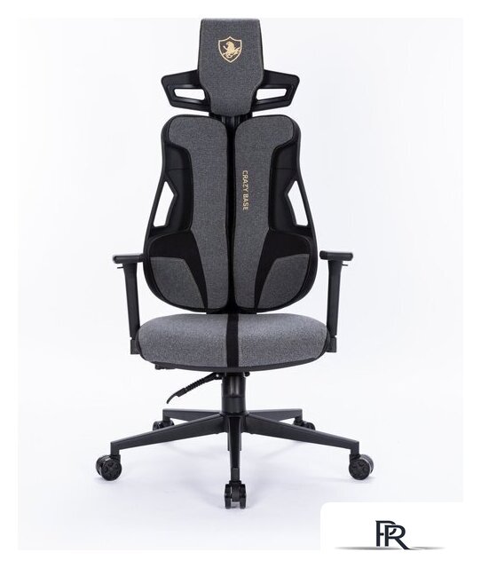 Игровое (геймерское) кресло CACTUS CS-CHR-DUO-GYBK (серый/черный) - Изображение №8 — Интернет-магазин ПроЗаказ