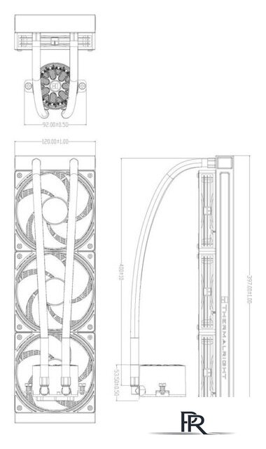 Система жидкостного охлаждения для процессора Thermalright Aqua Elite 360 ARGB V6 (черный) - Изображение №9 — Интернет-магазин ПроЗаказ