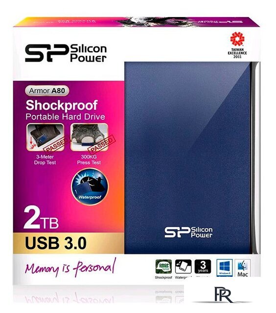 Внешний накопитель Silicon-Power Armor A80 2TB (SP020TBPHDA80S3B) - Изображение №8 — Интернет-магазин ПроЗаказ