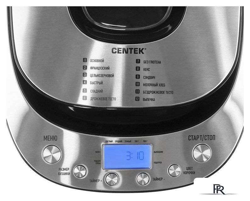Хлебопечка CENTEK CT-1418 (черный) - Изображение №8 — Интернет-магазин ПроЗаказ
