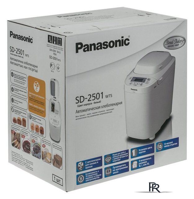 Хлебопечка Panasonic SD-2501WTS - Изображение №14 — Интернет-магазин ПроЗаказ