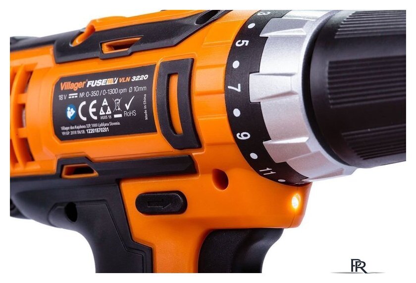 Дрель-шуруповерт Villager Fuse VLN 3220 056361 (без АКБ) - Изображение №8 — Интернет-магазин ПроЗаказ