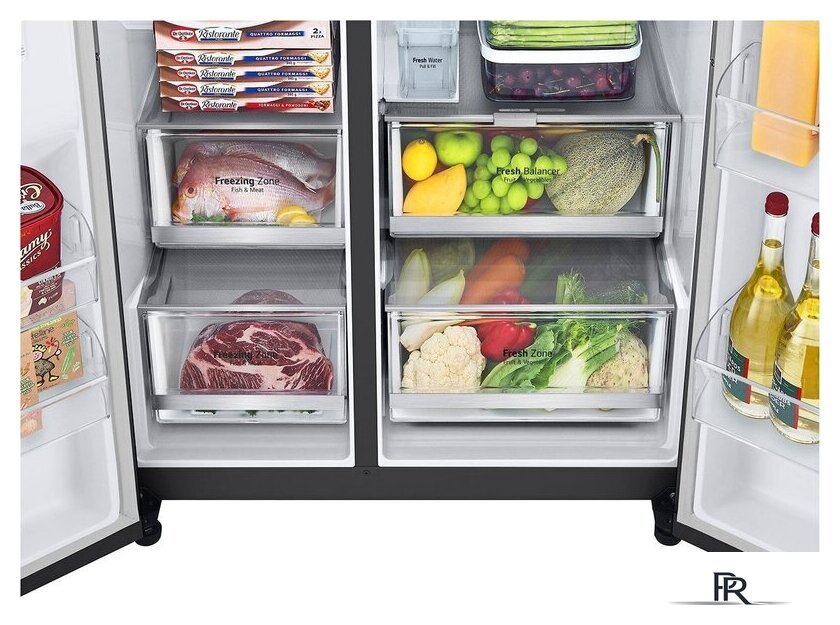 Холодильник side by side LG DoorCooling+ InstaView GSXV90MCAE - Изображение №8 — Интернет-магазин ПроЗаказ