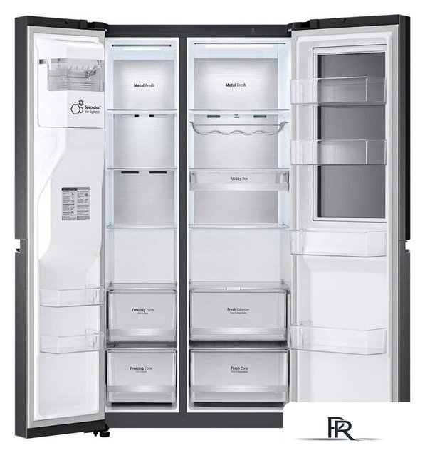 Холодильник side by side LG DoorCooling+ InstaView GSXV90MCAE - Изображение №6 — Интернет-магазин ПроЗаказ