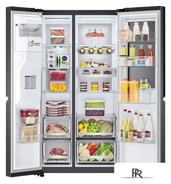 Холодильник side by side LG DoorCooling+ InstaView GSXV90MCAE - Изображение №5 — Интернет-магазин ПроЗаказ