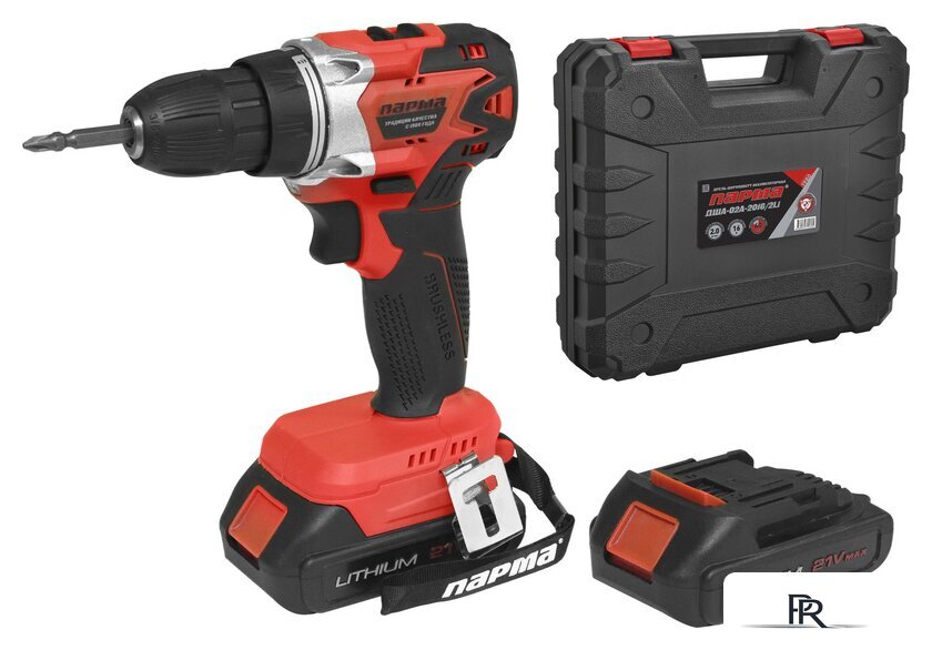 Дрель-шуруповерт Парма ДША-02А-2021/2Li 02.021.00011 (с 2-мя АКБ, кейс) - Изображение №1 — Интернет-магазин ПроЗаказ