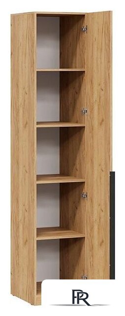 Шкаф-пенал Трия Джоли (дуб крафт золотой/белый матовый) - Изображение №2 — Интернет-магазин ПроЗаказ