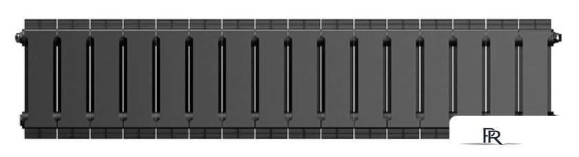Биметаллический радиатор Royal Thermo PianoForte 200 Noir Sable (16 секций) - Изображение №3 — Интернет-магазин ПроЗаказ