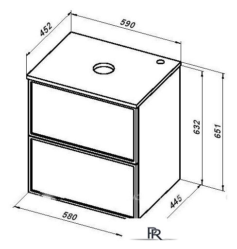  Aquanet Тумба под умывальник Арт 60 313254 - Изображение №19 — Интернет-магазин ПроЗаказ