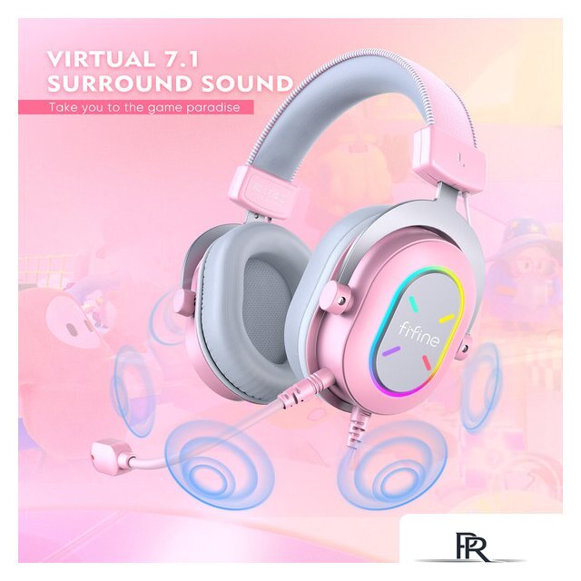 Наушники FIFINE H6X (розовый) - Изображение №3 — Интернет-магазин ПроЗаказ