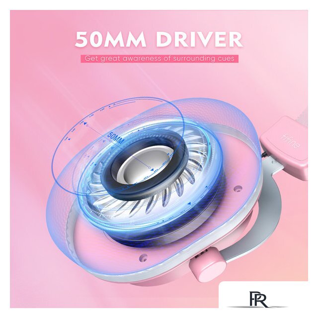 Наушники FIFINE H6X (розовый) - Изображение №6 — Интернет-магазин ПроЗаказ