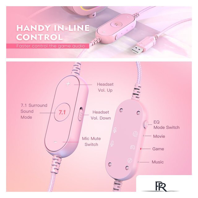 Наушники FIFINE H6X (розовый) - Изображение №4 — Интернет-магазин ПроЗаказ