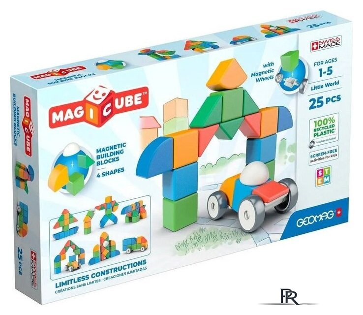Развивающая игра Geomag Магнитные кубики 4 формы GM209 - Изображение №1 — Интернет-магазин ПроЗаказ