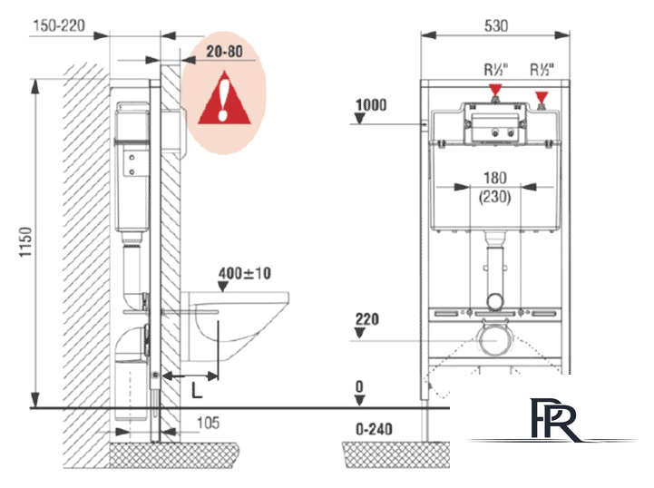 Унитаз подвесной Roca Mateo [893100010] - Изображение №7 — Интернет-магазин ПроЗаказ