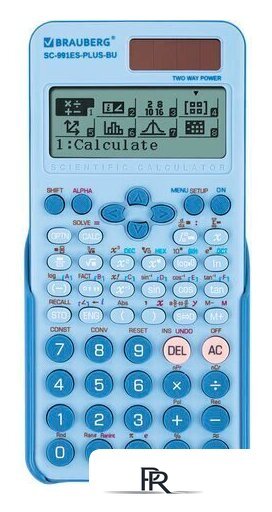Инженерный калькулятор BRAUBERG SC-991ES-PLUS-BU 272653 - Изображение №1 — Интернет-магазин ПроЗаказ