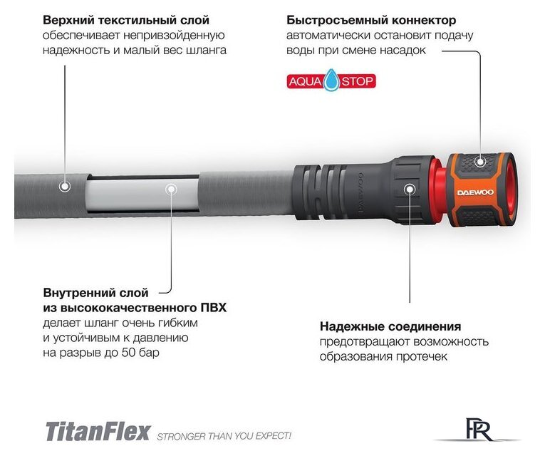 Шланг Daewoo Power DWH 9224 - Изображение №4 — Интернет-магазин ПроЗаказ