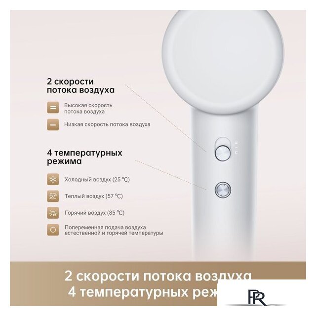 Фен Dreame Hairdryer Gleam Grey AHD12A (серый) - Изображение №25 — Интернет-магазин ПроЗаказ