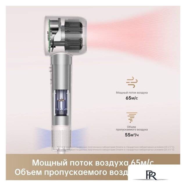 Фен Dreame Hairdryer Gleam Grey AHD12A (серый) - Изображение №18 — Интернет-магазин ПроЗаказ