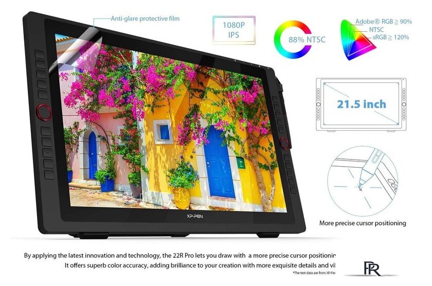 Графический монитор XP-Pen Artist 22R Pro - Изображение №4 — Интернет-магазин ПроЗаказ