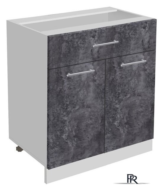 Шкаф напольный Артём-Мебель 800мм СН-114.07-Ш (ДСП бетон спаркс) - Изображение №1 — Интернет-магазин ПроЗаказ