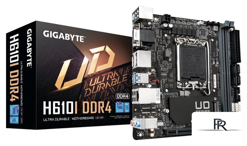 Материнская плата Gigabyte H610I DDR4 (rev. 1.0) - Изображение №2 — Интернет-магазин ПроЗаказ