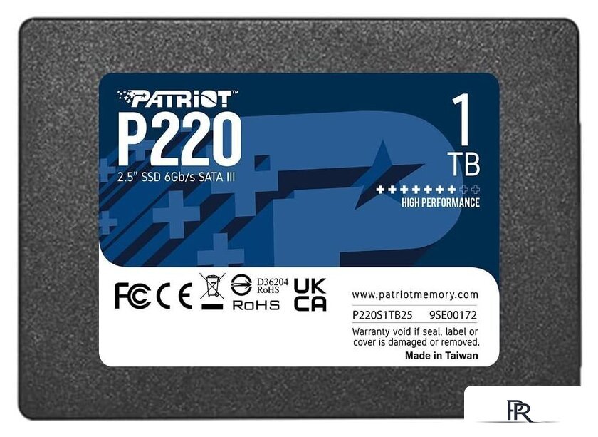 SSD Patriot P220 1TB P220S1TB25 - Изображение №1 — Интернет-магазин ПроЗаказ