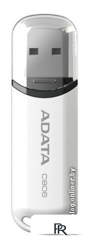 USB Flash ADATA C906 32 Гб White (AC906-32G-RWH) - Изображение №1 — Интернет-магазин ПроЗаказ