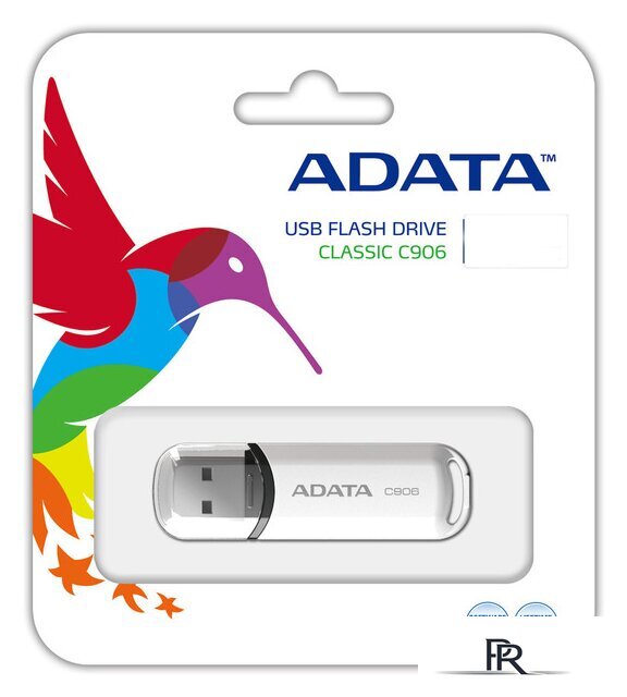 USB Flash ADATA C906 32 Гб White (AC906-32G-RWH) - Изображение №3 — Интернет-магазин ПроЗаказ