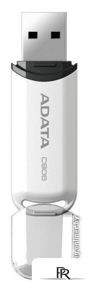 USB Flash ADATA C906 32 Гб White (AC906-32G-RWH) - Изображение №2 — Интернет-магазин ПроЗаказ