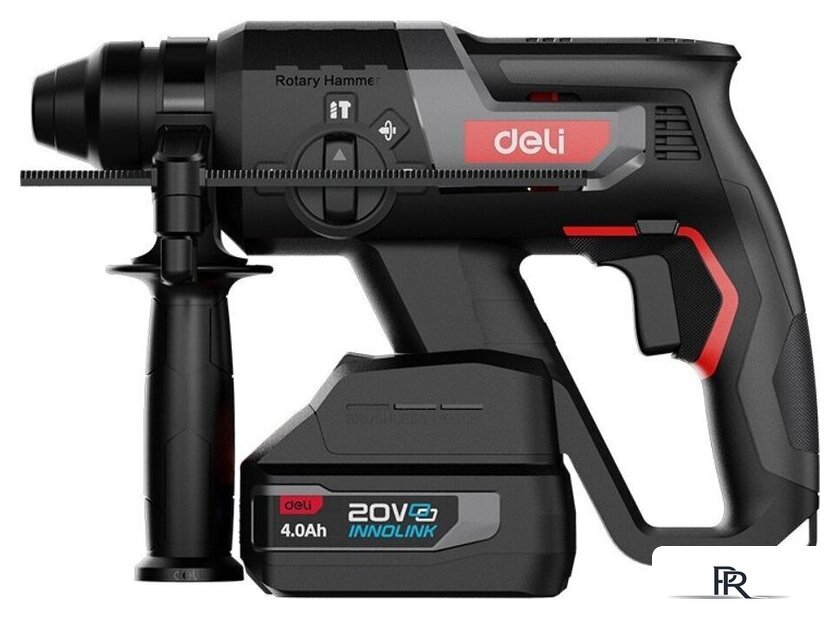 Перфоратор Deli EDE-DC20-2D4 (с 2-мя АКБ, кейс) - Изображение №2 — Интернет-магазин ПроЗаказ
