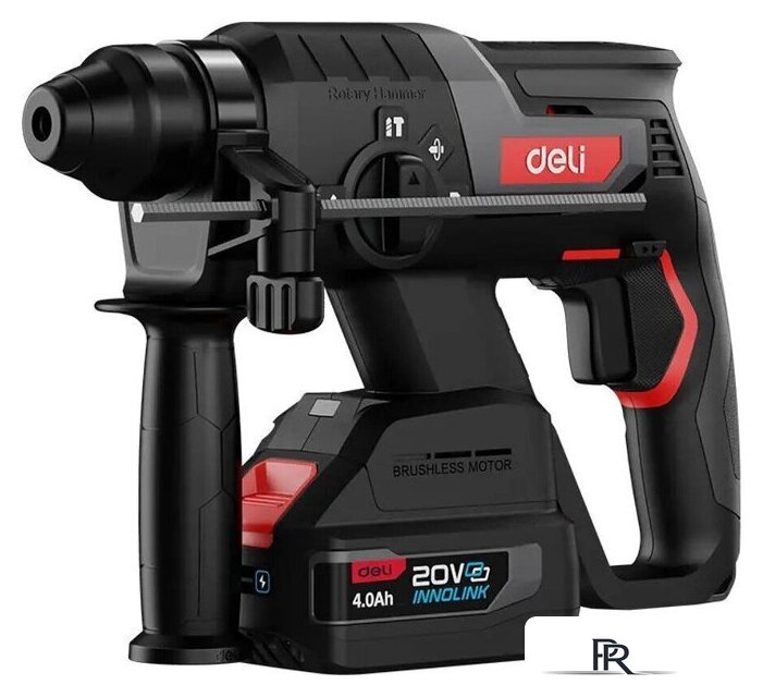 Перфоратор Deli EDE-DC20-2D4 (с 2-мя АКБ, кейс) - Изображение №1 — Интернет-магазин ПроЗаказ