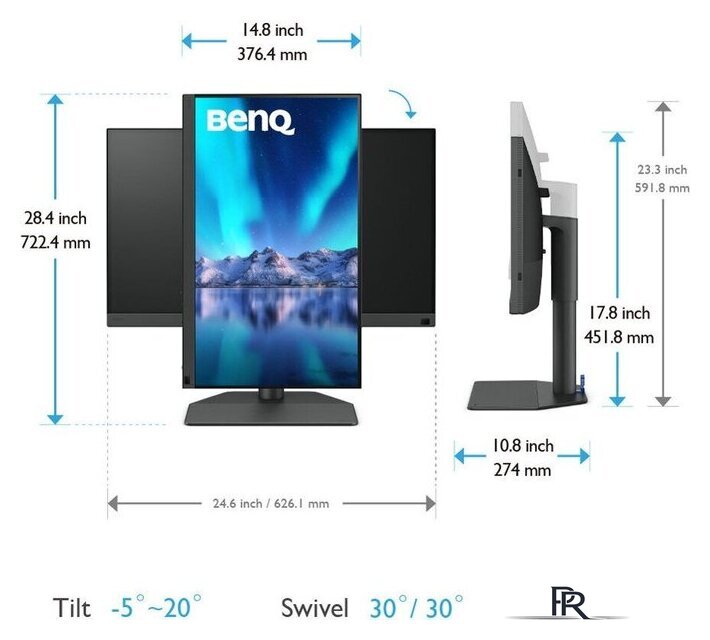 Монитор BenQ PhotoVue SW272U - Изображение №10 — Интернет-магазин ПроЗаказ