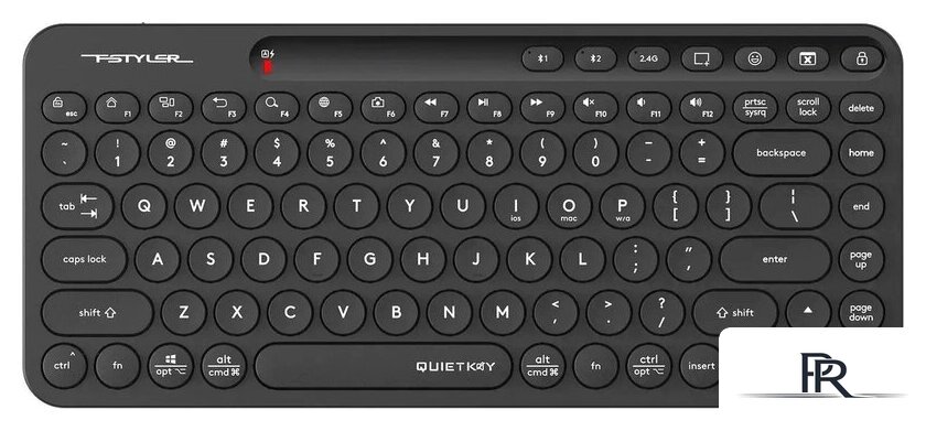 Клавиатура A4Tech Fstyler FBK36C AS (черный) - Изображение №1 — Интернет-магазин ПроЗаказ