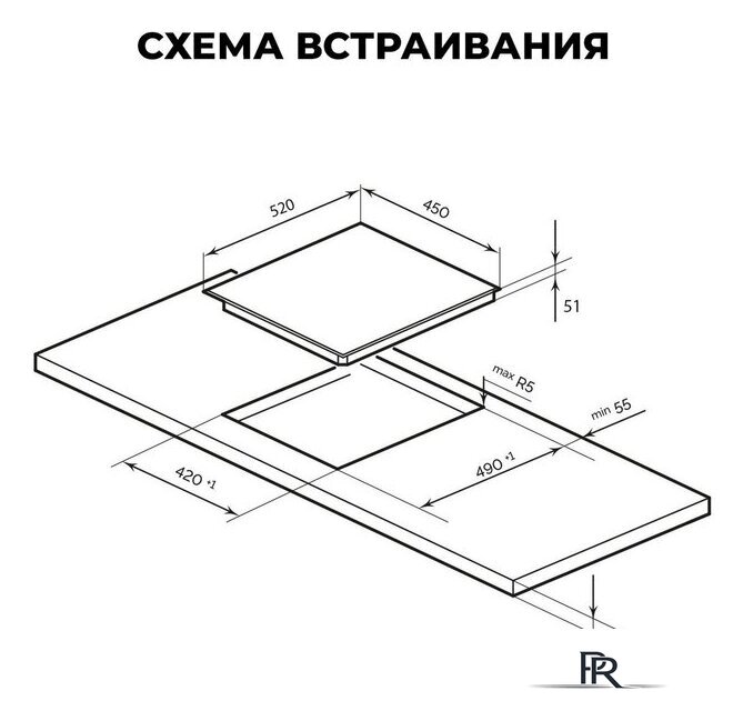 Варочная панель LEX EVH 430B BL - Изображение №3 — Интернет-магазин ПроЗаказ
