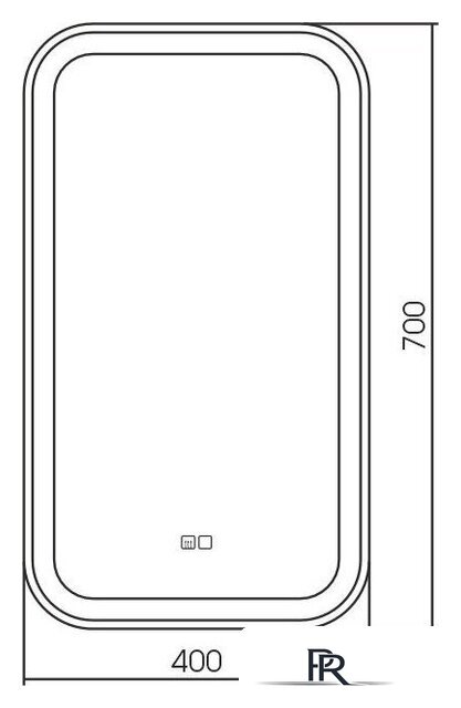  Silver Mirrors Зеркало Мальта 40x70 LED-00002552 - Изображение №3 — Интернет-магазин ПроЗаказ