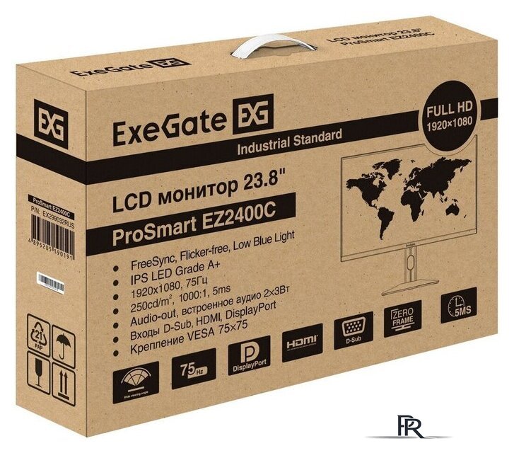 Монитор ExeGate ProSmart EZ2400C EX299032RUS - Изображение №10 — Интернет-магазин ПроЗаказ
